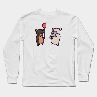 Polar Bear Photo Shoot Long Sleeve T-Shirt